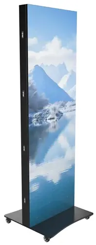 新発想 小さく運んで大きく使う! 折りたたみ式LEDビジョンに新ラインナップ登場!!「屋内・屋外」の二刀流 【風二屏 FU-NIBYO】 画像 2