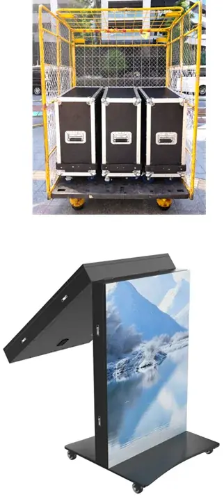 新発想 小さく運んで大きく使う! 折りたたみ式LEDビジョンに新ラインナップ登場!!「屋内・屋外」の二刀流 【風二屏 FU-NIBYO】 画像 3