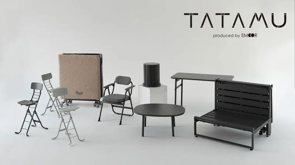 『布団をたたむ』を令和のライフスタイルに合わせてアップデート。トランスフォーム家具ブランドTATAMUから三つ折りマットレス専用折りたたみベッド「FARBLE（ファーブル）」が新登場。 画像 3