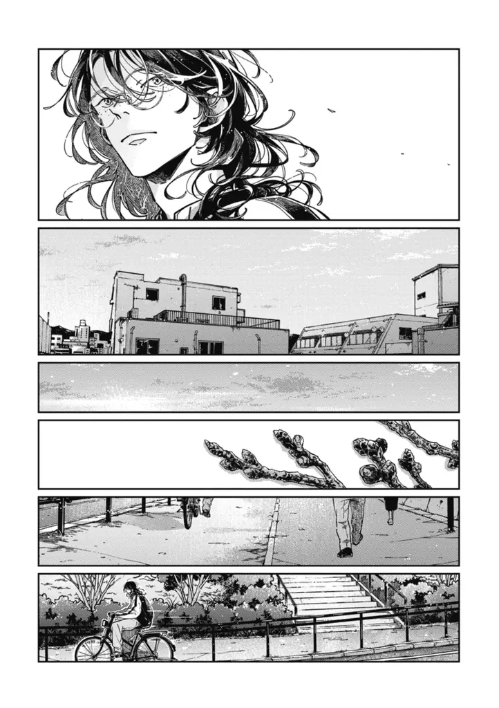 【本日発売！】佐岸左岸の最新作『ハンケチーフ持って、タイムマシーン待って、ラストシーン黙って、』がコミックス化！猪熊花虎が生きる世界のラブストーリー│栞（大洋図書） 画像 4