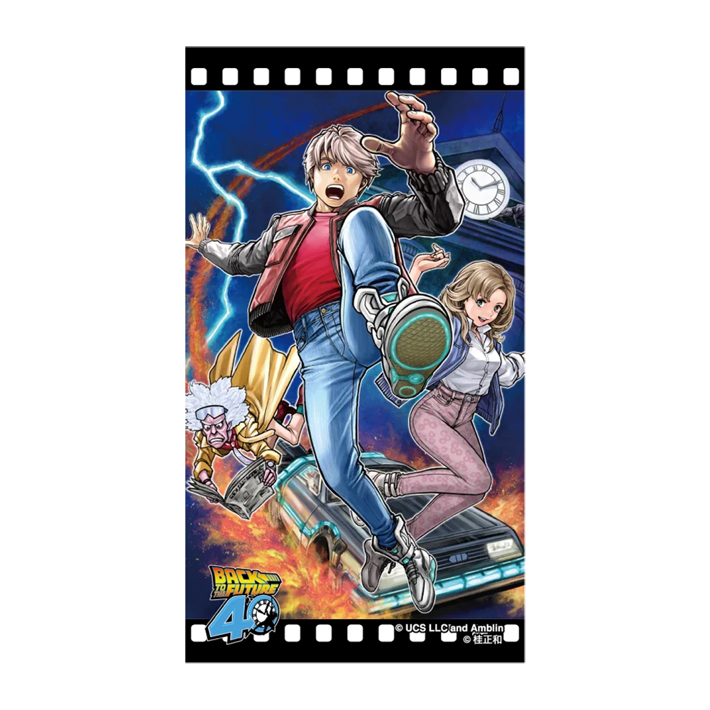 東京コミコン2025で好評を博した『バック・トゥ・ザ・フューチャー』公式ブースがPOP UP SHOPとして博多マルイで開催決定！『テニスの王子様』シリーズの許斐剛先生描き下ろしイラストが新登場！ 画像 10