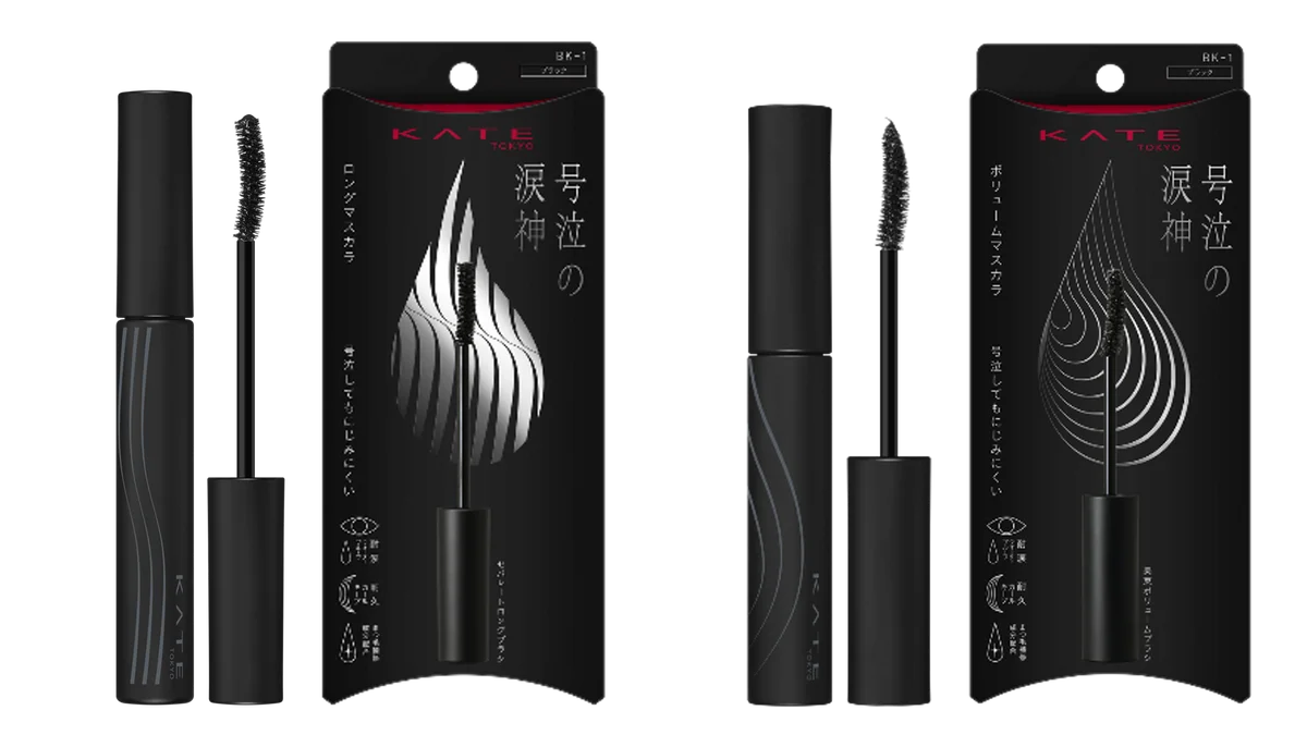KATE 新耐久アイメイクライン「号泣の涙神」誕生。世界初！耐久防壁成分（３種の皮膜形成剤の組み合わせ）を配合したマスカラ*が登場。 画像 3