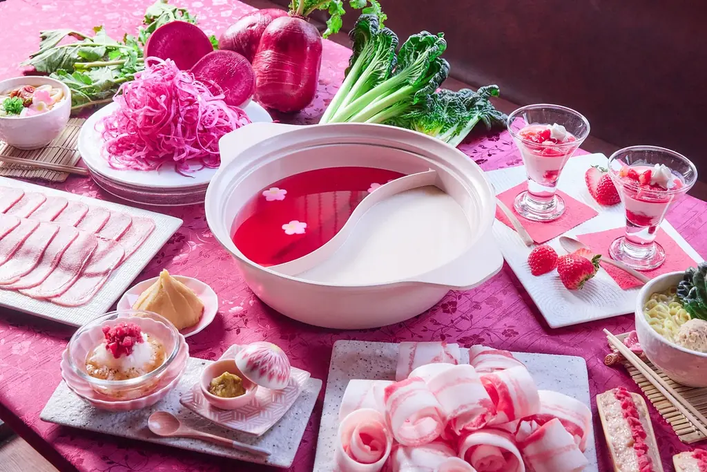 【しゃぶしゃぶ温野菜 イベントレポート】累計120万食超！今年13年目の「梅しゃぶ」シリーズと新作「鶏白湯しゃぶ」が初春限定“紅白二彩鍋”として登場 画像 2