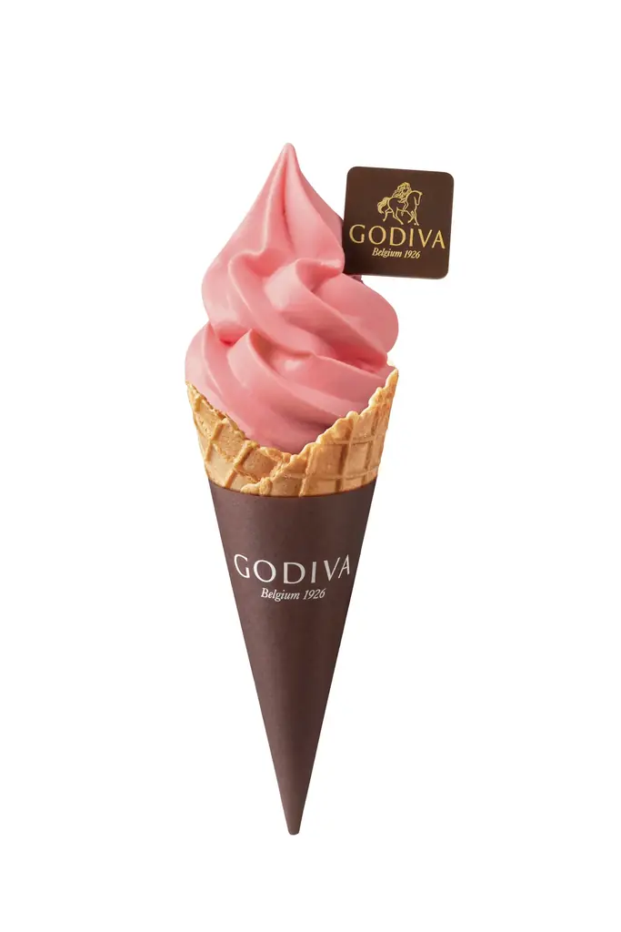 バレンタイン限定の新しいソフトクリームが登場！　ゴディバ「ソフトクリーム フルール・ド・ショコ チョコレート」 画像 6
