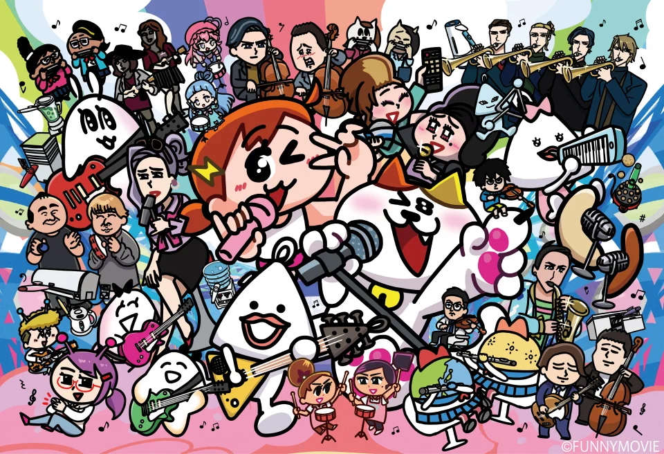 人気ＹｏｕＴｕｂｅチャンネル「みっちーのアニメ」を制作するFUNNYMOVIE（ファニムビ）とかっぱ寿司がコラボ！「ナミちゃん」「ミーコさん」のオリジナルトークと恵方巻の新曲が店内BGMで先行公開! 画像 2