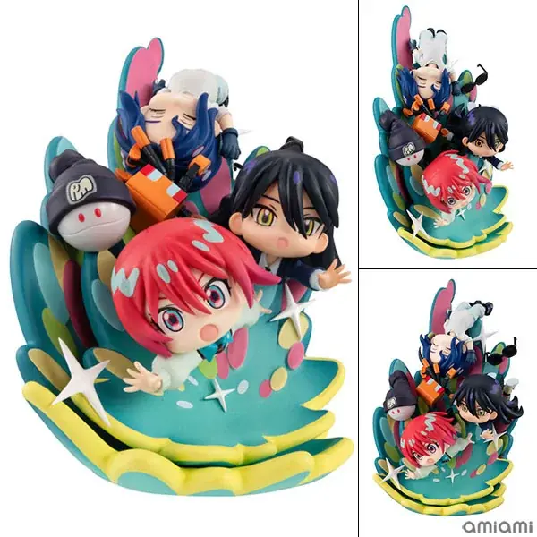 『機動戦士Gundam GQuuuuuuX』より、「アマテ・ユズリハ(マチュ)」「ニャアン」「シュウジ・イトウ」の3人がディフォルメフィギュアで登場。 画像 2