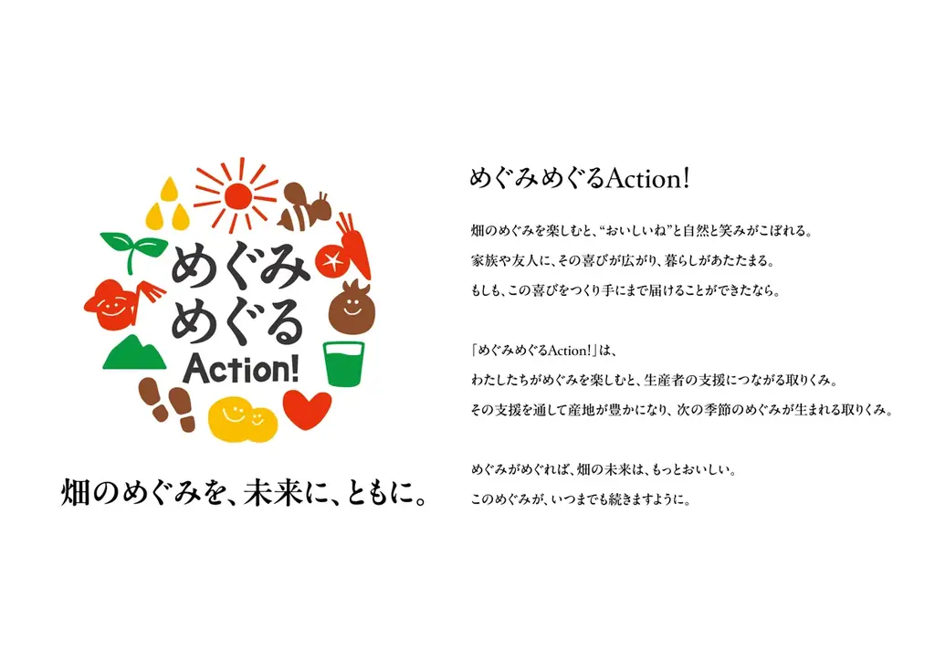 産地や生産者を応援する新たな取り組み「めぐみめぐるAction！」を始動　季節限定「野菜生活100福島あかつき桃ミックス」新発売 画像 3
