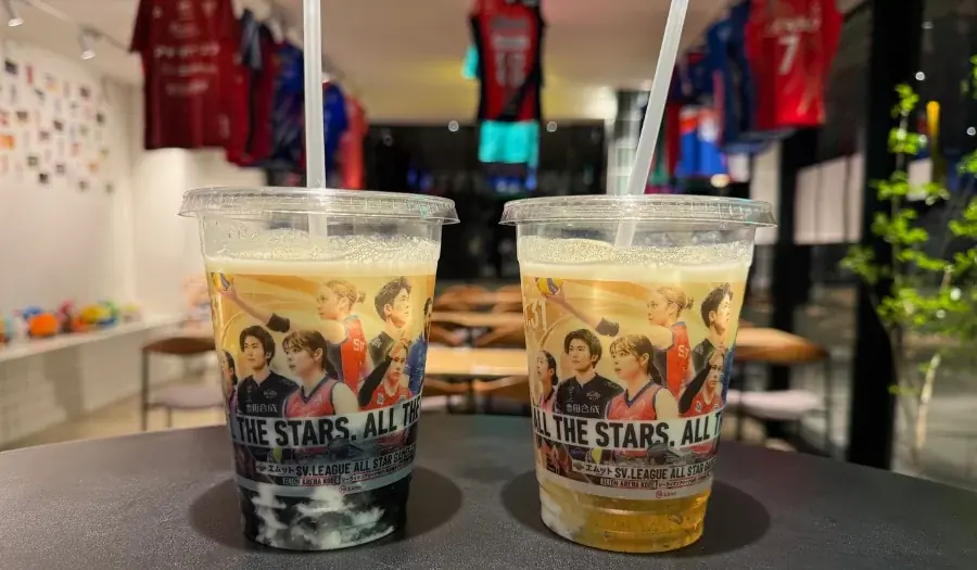 GLION ARENA KOBEにバレーボールリーグのオールスターが集結！「 SV.LEAGUE オールスターゲームズ」開催を記念してSVリーグ初の期間限定コラボカフェがアリーナ２Fにオープン！ 画像 2