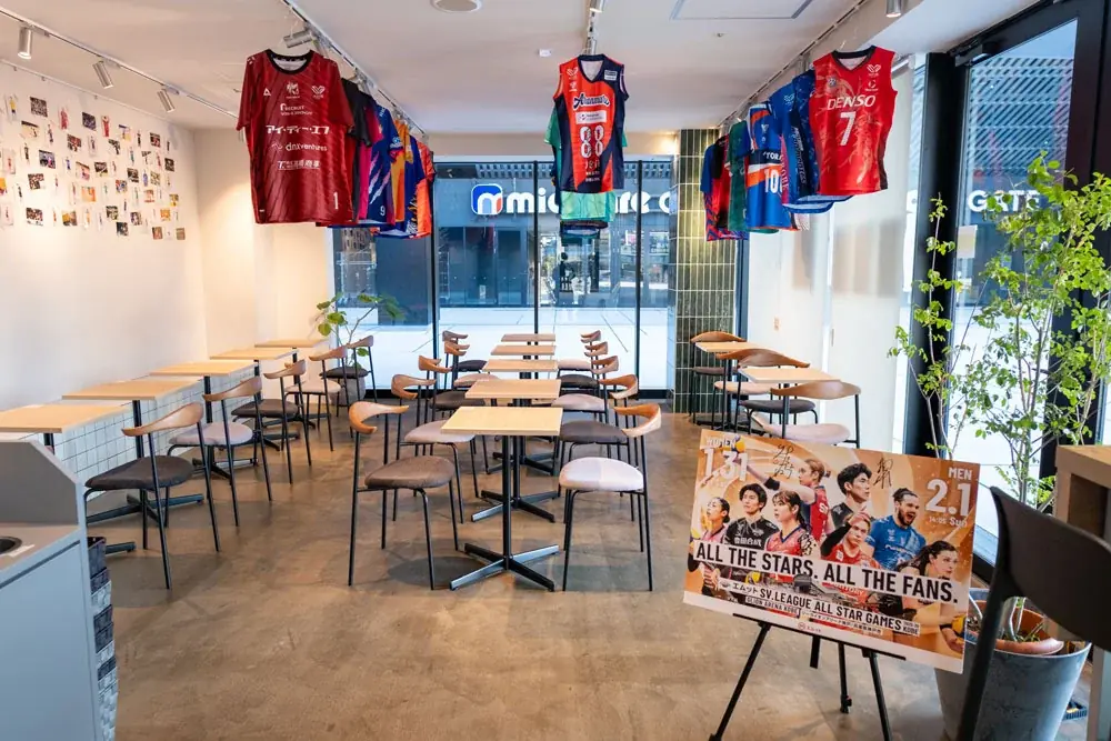 GLION ARENA KOBEにバレーボールリーグのオールスターが集結！「 SV.LEAGUE オールスターゲームズ」開催を記念してSVリーグ初の期間限定コラボカフェがアリーナ２Fにオープン！ 画像 4