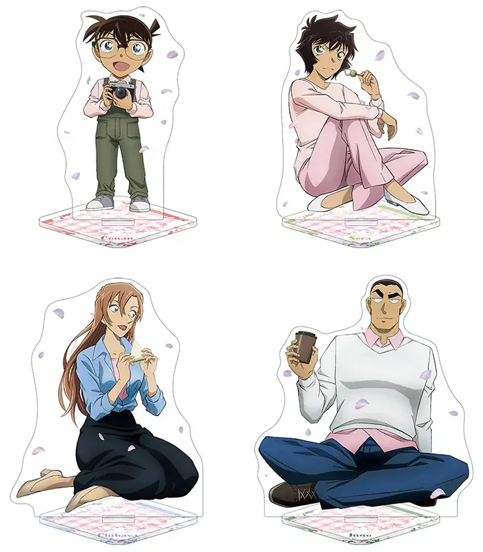 『名探偵コナン』より、「お花見」をするコナン・世良・千速・重悟の描きおろしイラストを使用した新商品が4月10日発売！　アニメイトでは、特典「ダイカットカード」がもらえるフェアを同日より開催!! 画像 3