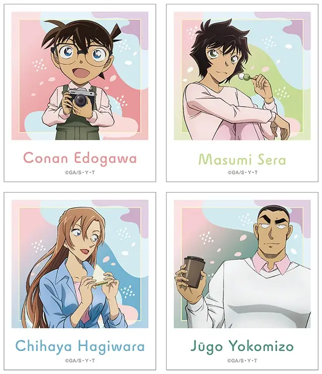 『名探偵コナン』より、「お花見」をするコナン・世良・千速・重悟の描きおろしイラストを使用した新商品が4月10日発売！　アニメイトでは、特典「ダイカットカード」がもらえるフェアを同日より開催!! 画像 5