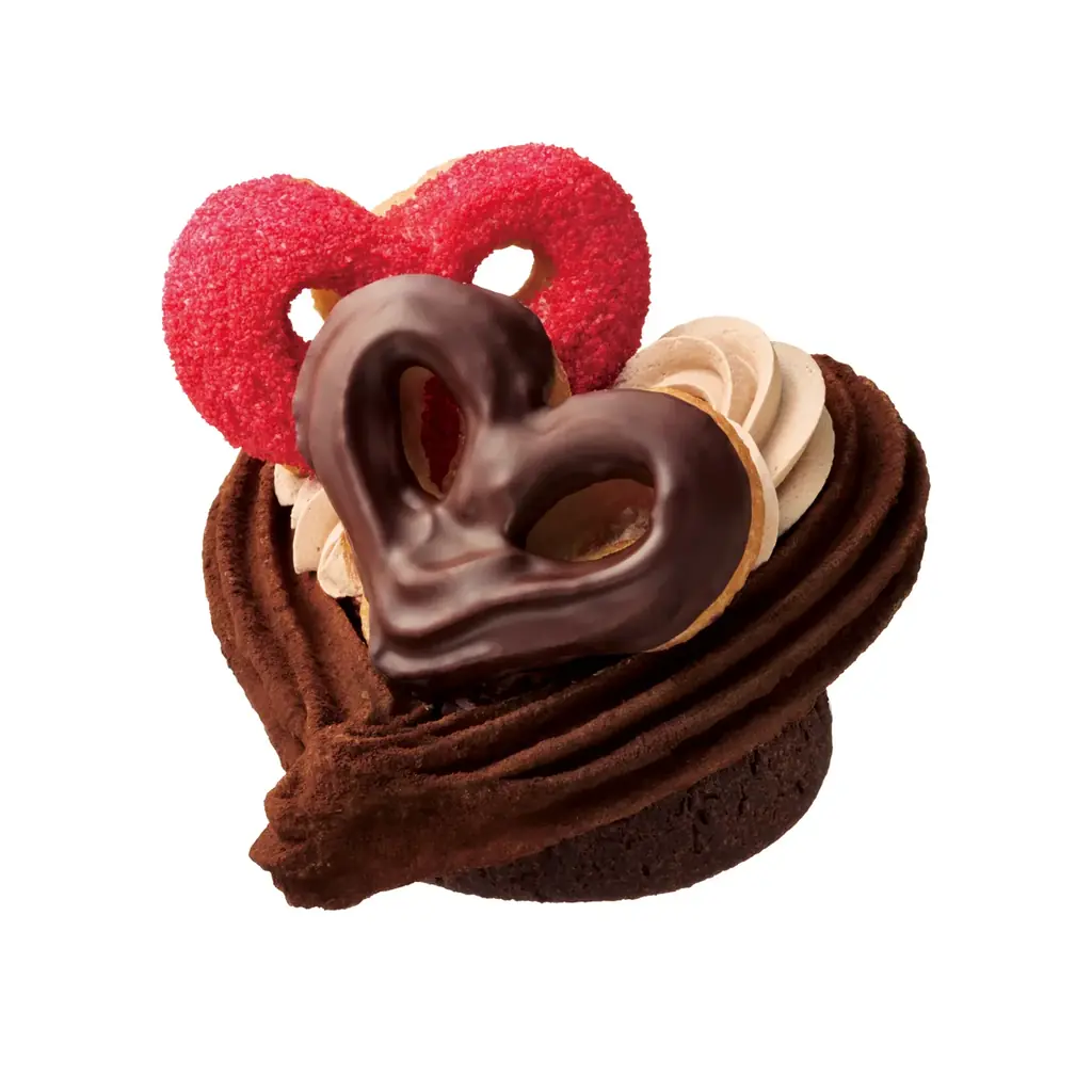 【ミスタードーナツ】2月4日（水）からMister Donut×GODIVAが贈る、“本日、もっと甘やかしていい日。”『トリオハート ショコラ＆プラリネ』を期間限定発売 画像 2