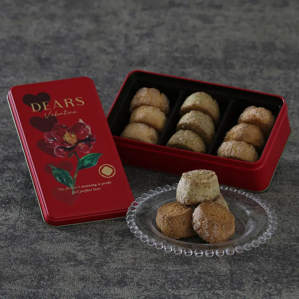DEARS 深紅のバレンタイン缶・ディアマンクッキー登場