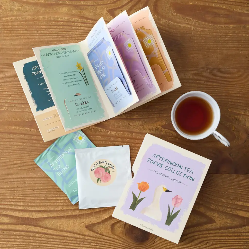 【Afternoon Tea】苺やお花のモチーフをあしらった《スイーツ＆ティー》、フルーツ×抹茶の新作ティーやLee Izumidaさんの世界観が楽しめるブック型ギフトなど限定パッケージで発売 画像 10