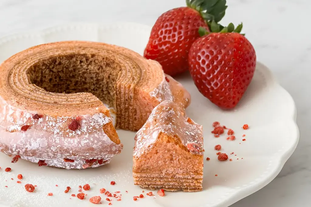 【冬・春限定】これがグルテンフリー!? 福岡県産あまおう苺×千葉県産米粉100％「あまおうブレヴァン」1/22発売 画像 6