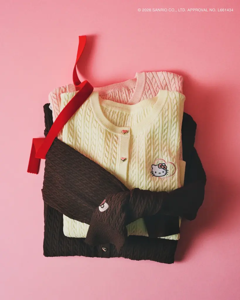 「ROPE’ PICNIC×HELLO KITTY」コラボレーション第3弾。バレンタインの甘い季節にぴったり！スウィートな「ハローキティ」の限定コレクション全7型登場。 画像 10