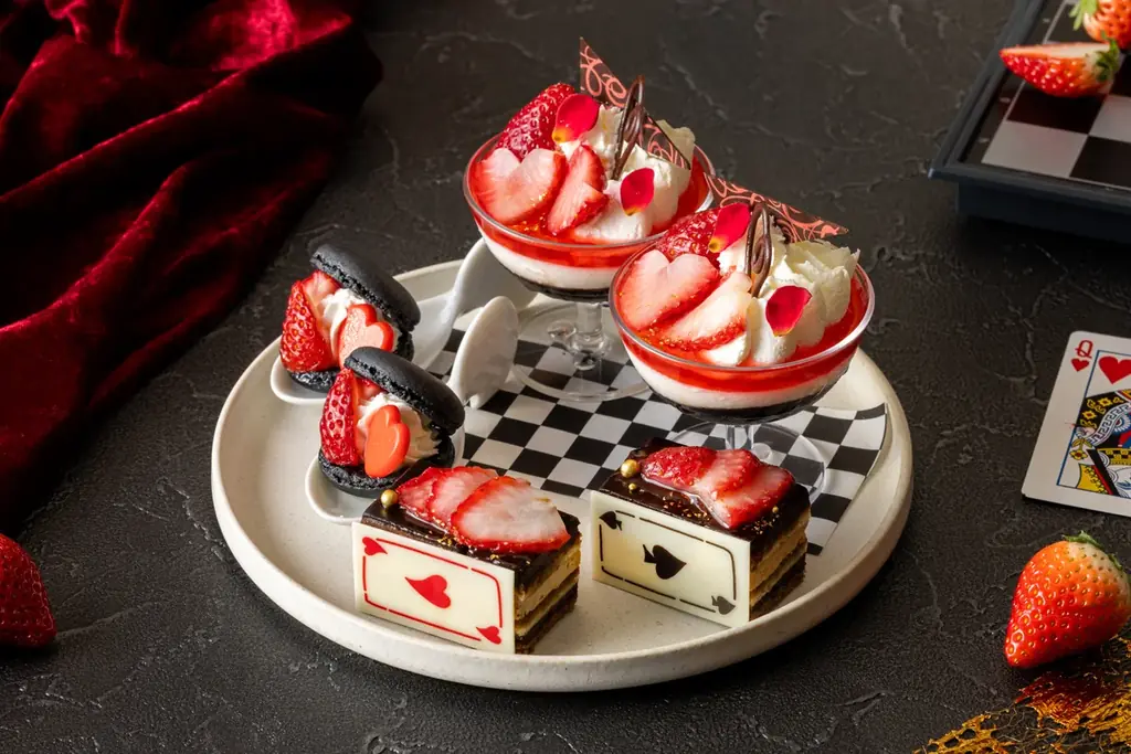 【川越プリンスホテル】埼玉県産オリジナルいちご“あまりん”の魅力をお届け「あまりん苺アフタヌーンティーセット ～ハートの女王のティーパーティー～」を販売 画像 2