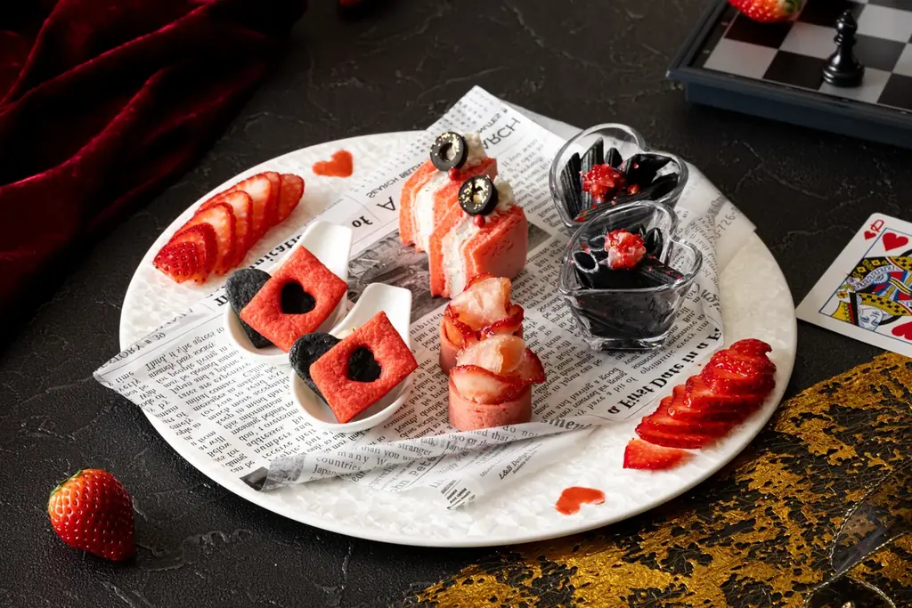 【川越プリンスホテル】埼玉県産オリジナルいちご“あまりん”の魅力をお届け「あまりん苺アフタヌーンティーセット ～ハートの女王のティーパーティー～」を販売 画像 4