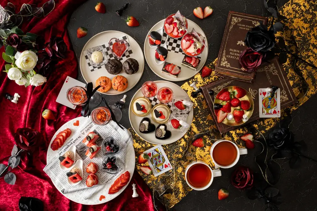 【川越プリンスホテル】埼玉県産オリジナルいちご“あまりん”の魅力をお届け「あまりん苺アフタヌーンティーセット ～ハートの女王のティーパーティー～」を販売 画像 5