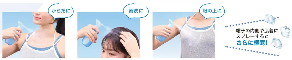 ～－10℃タッチの瞬間冷感～『エスカラット』から、「クーリングミスト ウルトラクール」、「クーリングドライシャワー」を2月20日より順次発売！ 画像 2