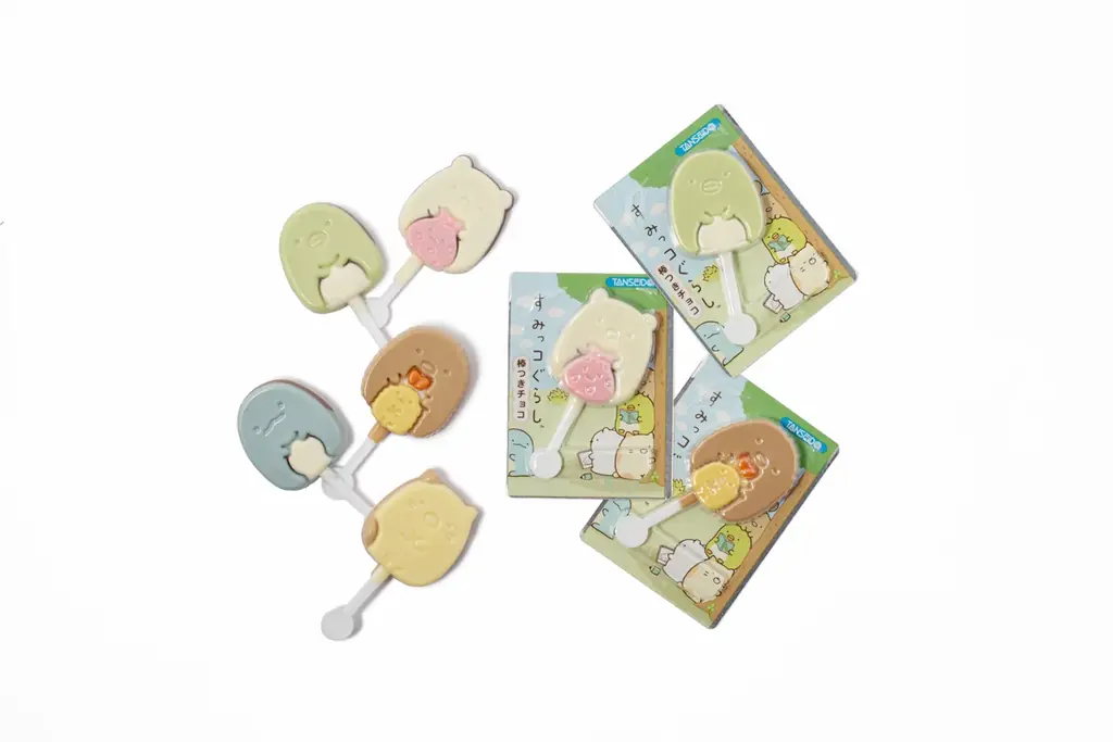すみっコぐらしが駄菓子になった、棒付きチョコ発売！　揃えたくなる”ちょこん”としたかわいさにキュン 画像 5
