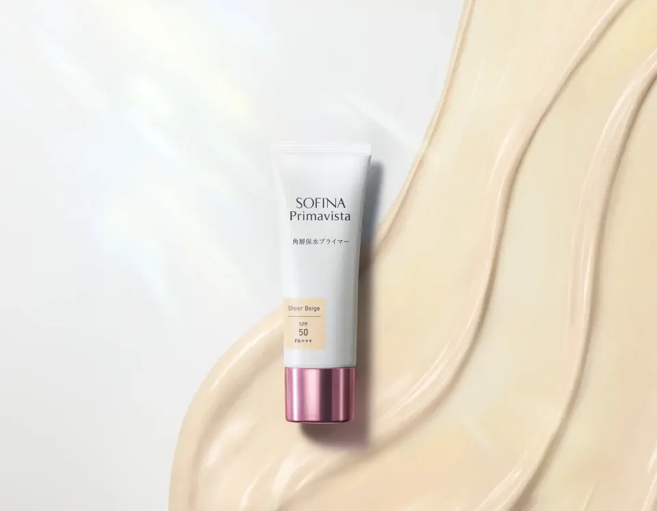 「 SOFINA Primavista（ソフィーナ プリマヴィスタ）」から、皮膚科学に立脚した“角層美容ベースメイク”が始動 生ツヤ肌*1が持続する化粧下地「角層保水プライマー」発売 画像 1