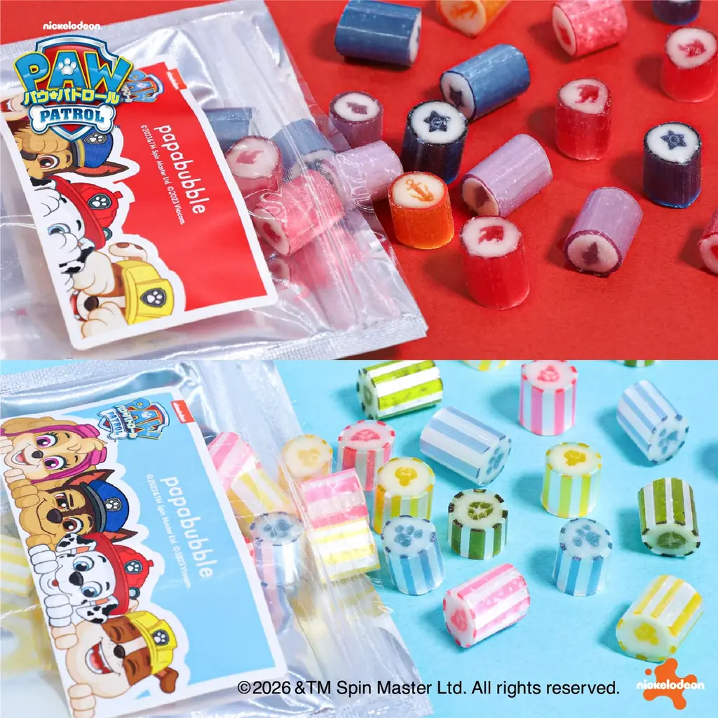 「パウ・パトロール」×「PAPABUBBLE」再び出動！8キャラクターを“パウっと”表現したキャンディミックスセット　1月29日（木）より全国店舗で発売 画像 2