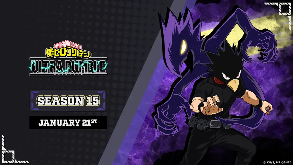 基本プレイ無料オンラインマルチ対戦ゲーム「僕のヒーローアカデミア ULTRA RUMBLE」のシーズン15が開幕！​闇を纏いし漆黒のヒーロー！「常闇踏陰」が参戦！ 画像 1