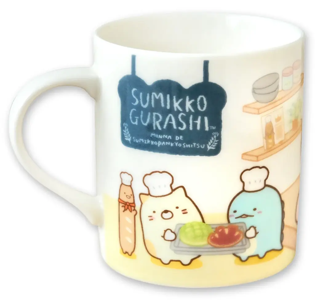 使うたびに癒される 「すみっコパンきょうしつ」モチーフ すみっコぐらしオリジナルマグカップ＆人気パン2個セット1月23日より、なくなり次第終了の数量限定販売開始 画像 2