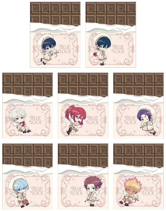 TVアニメ『ブルーロック』より、バレンタインにぴったりな描きおろし＆描き起こしイラストを使用した新商品が1月24日発売！　アニメイトでは、特典として限定のメッセージカードをプレゼント!! 画像 4