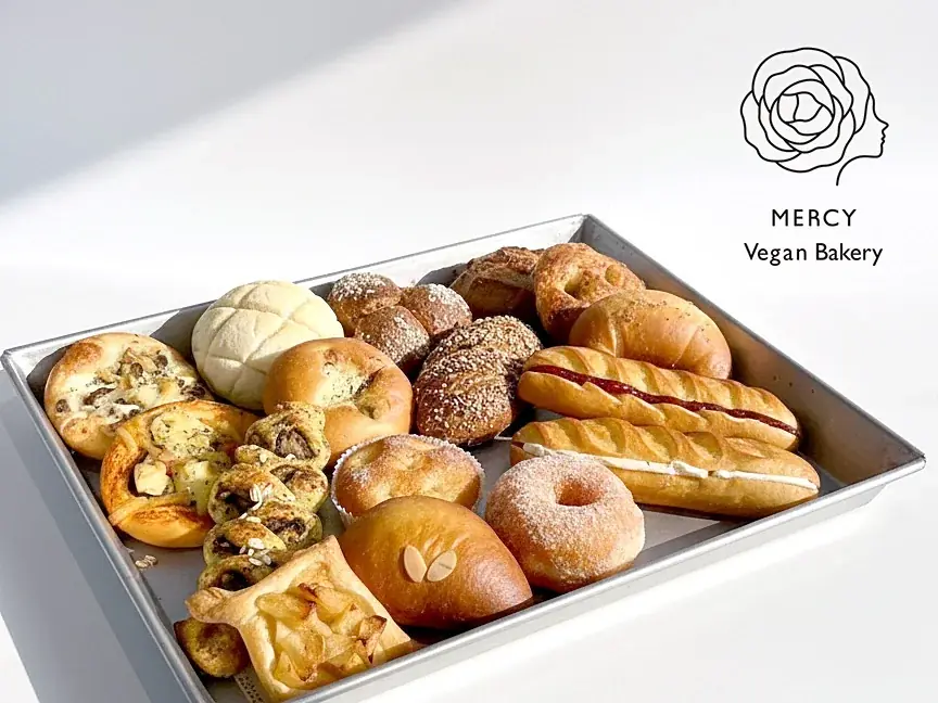【京都】植物性100％。焼きたてのヴィーガンパン専門店「MERCY Vegan Bakery」が京都駅エリアにオープン 画像 1