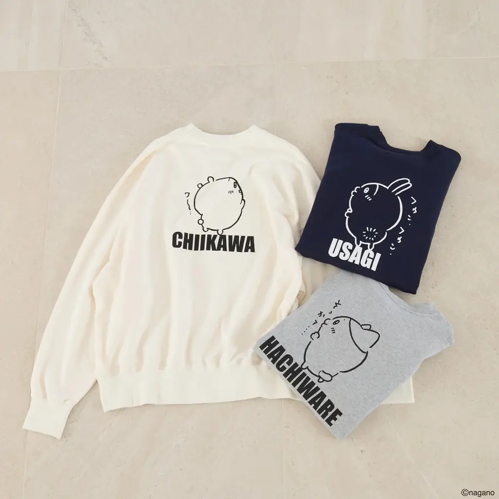 LOWRYS FARM が「ちいかわ」スペシャルコレクションを1 月 24 日（土）発売!おうち時間に小さな癒しをくれる“かわいい”ファッションアイテム全 10 型がラインアップ 画像 3