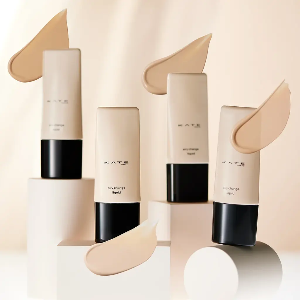 KATE新作リキッドファンデーション「エアリーチェンジリキッド」登場。さらりと質感変化！テカリも乾燥くずれも防いで極軽仕上がりキープ。 画像 2