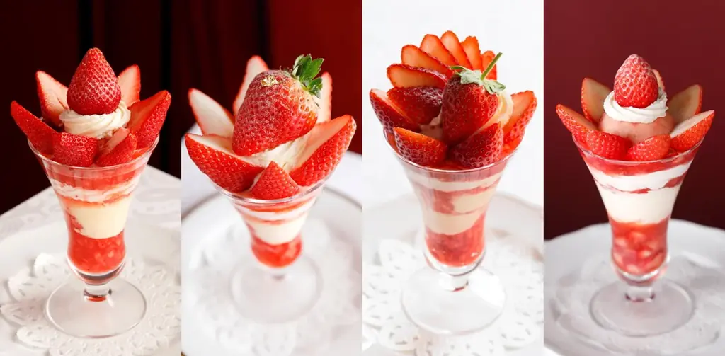 「資生堂パーラー 銀座本店サロン・ド・カフェ」、寒さ深まる2月に旬を迎える苺の限定パフェなどを展開 画像 1