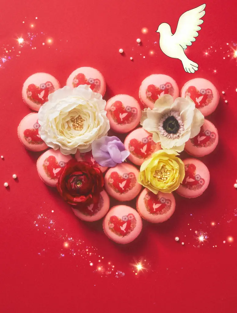 【ブールミッシュ×鴨志田和泉】花が心を彩り、鳩が想いを届ける。「ピースフルマカロン」プロジェクト　新デザインが2月1日(日)から販売開始！ 画像 2