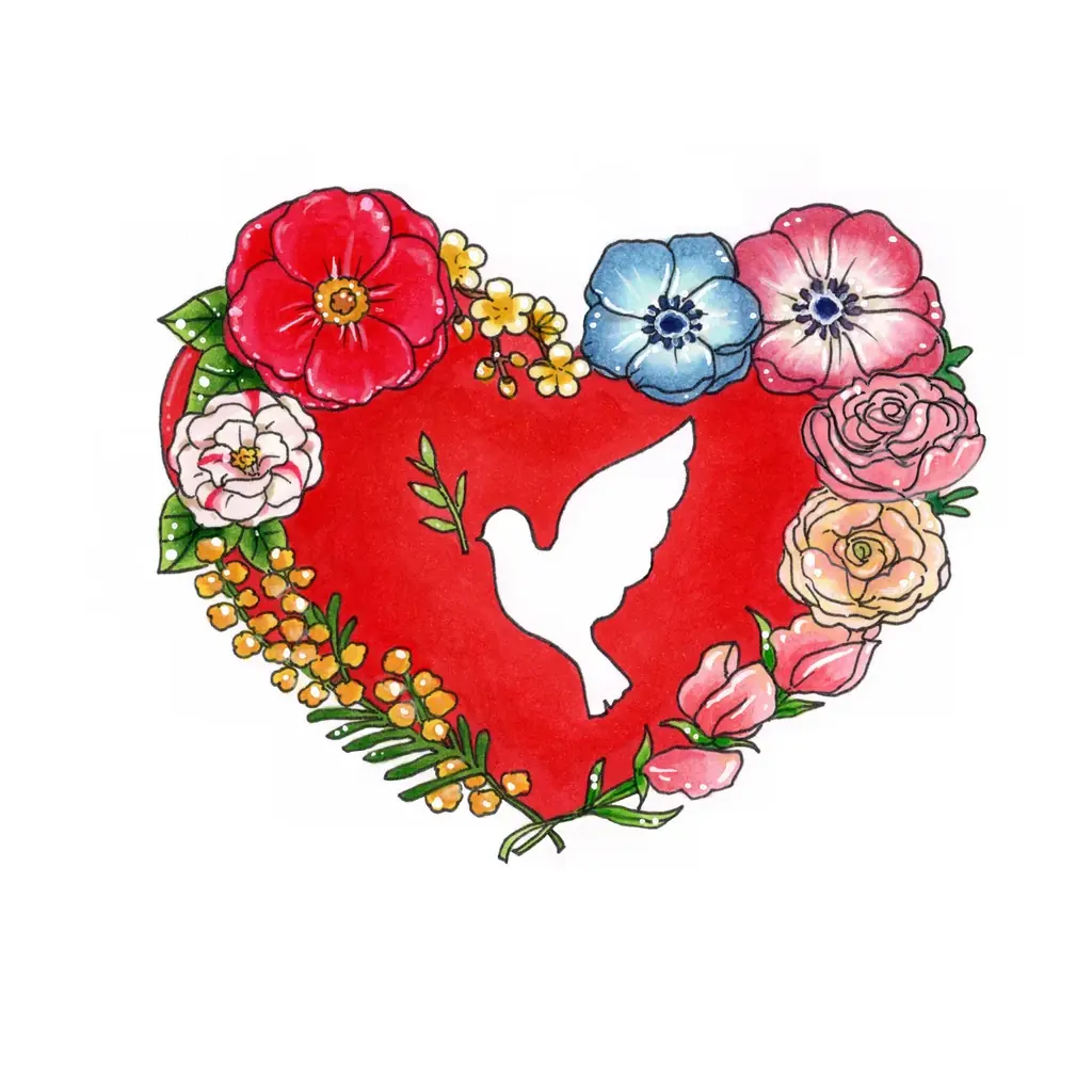 【ブールミッシュ×鴨志田和泉】花が心を彩り、鳩が想いを届ける。「ピースフルマカロン」プロジェクト　新デザインが2月1日(日)から販売開始！ 画像 4