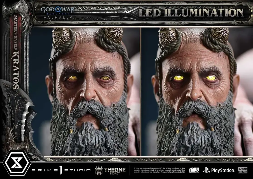 『ゴッド・オブ・ウォー ラグナロク』より、過去と現在ふたりのクレイトスが1/3スケールで登場 画像 9