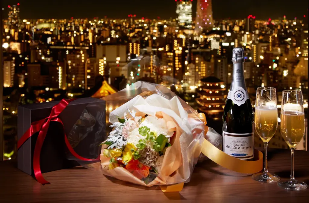 【浅草ビューホテル】浅草の街と東京の夜景が静かに想い出を彩る、イブニングハイティーで祝う大切な記念日。 画像 3