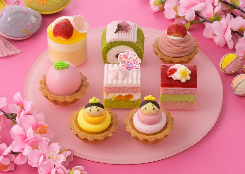 【銀座コージーコーナー】1月23日から、ひなまつりケーキの予約受付スタート！かわいいプチケーキアソートや縁起のいい扇形ケーキなど、全7種類 画像 2
