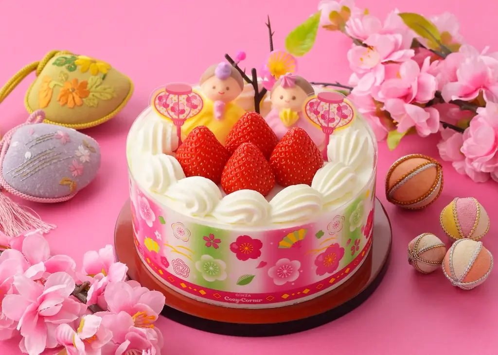 【銀座コージーコーナー】1月23日から、ひなまつりケーキの予約受付スタート！かわいいプチケーキアソートや縁起のいい扇形ケーキなど、全7種類 画像 6
