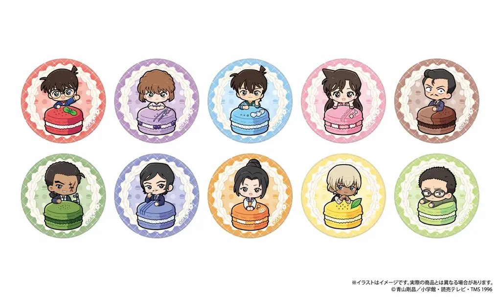 『名探偵コナン』より、オリジナル描き起こしイラスト“マカロンコレクションvol.1”のオリジナルグッズがついに本日よりご予約受付けを開始！！ 画像 3