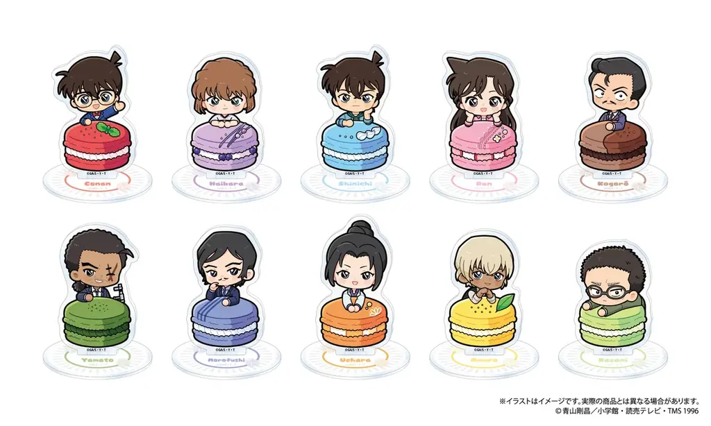 『名探偵コナン』より、オリジナル描き起こしイラスト“マカロンコレクションvol.1”のオリジナルグッズがついに本日よりご予約受付けを開始！！ 画像 4