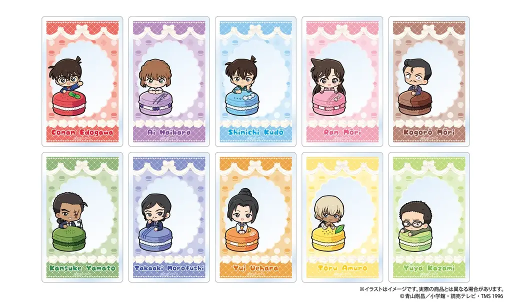 『名探偵コナン』より、オリジナル描き起こしイラスト“マカロンコレクションvol.1”のオリジナルグッズがついに本日よりご予約受付けを開始！！ 画像 5