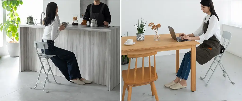 『たたむ』ことで生まれる暮らしがある。トランスフォーム家具ブランドTATAMUから、”畳んだ姿も美しい”多機能折りたたみチェア『ROBUCHON（ロブション）』が新登場！ 画像 10