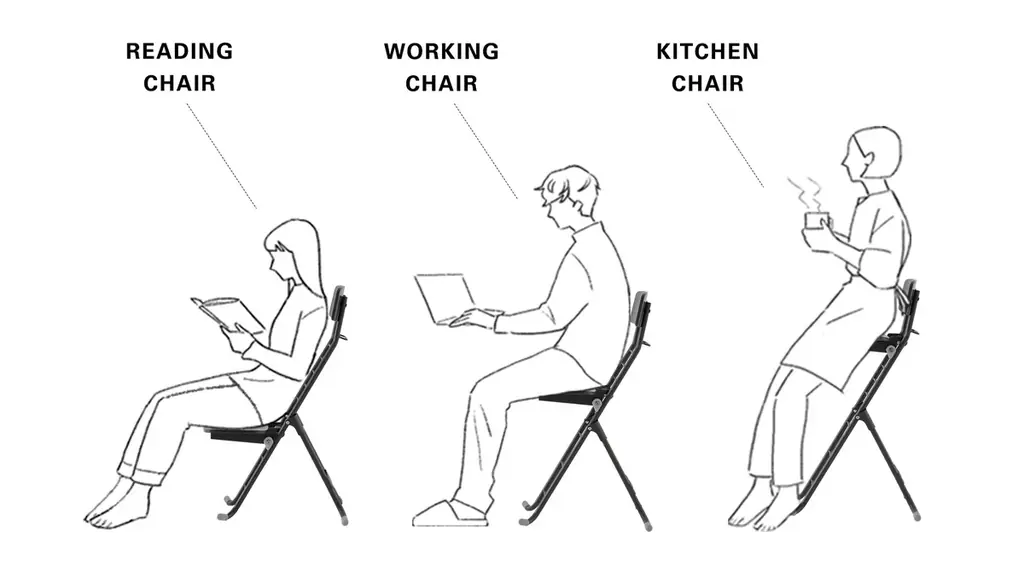 『たたむ』ことで生まれる暮らしがある。トランスフォーム家具ブランドTATAMUから、”畳んだ姿も美しい”多機能折りたたみチェア『ROBUCHON（ロブション）』が新登場！ 画像 4