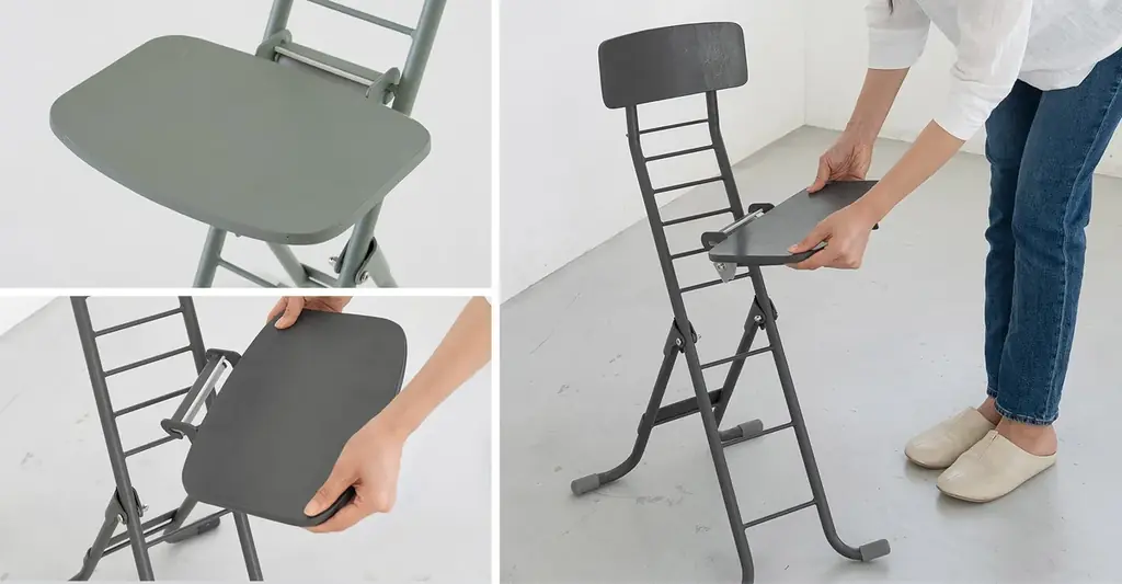 『たたむ』ことで生まれる暮らしがある。トランスフォーム家具ブランドTATAMUから、”畳んだ姿も美しい”多機能折りたたみチェア『ROBUCHON（ロブション）』が新登場！ 画像 5