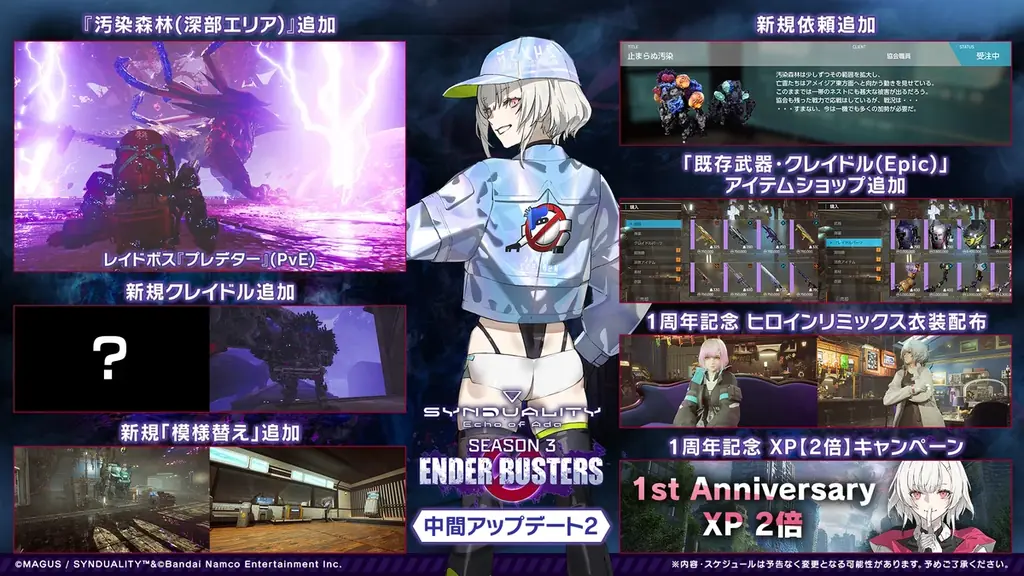 『SYNDUALITY Echo of Ada』正式リリースから1周年！発売1周年を記念したアップデート＆キャンペーンを実施！さらにSEASON4の制作が決定！ 画像 5