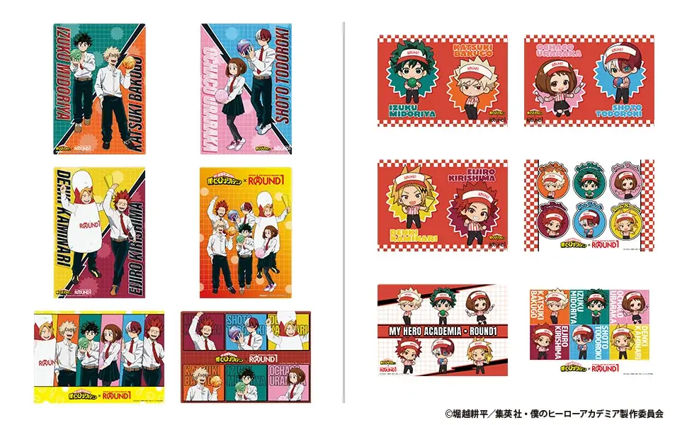 アニメ『僕のヒーローアカデミア』と『ROUND1』のコラボキャンペーンが開催決定！ 画像 4