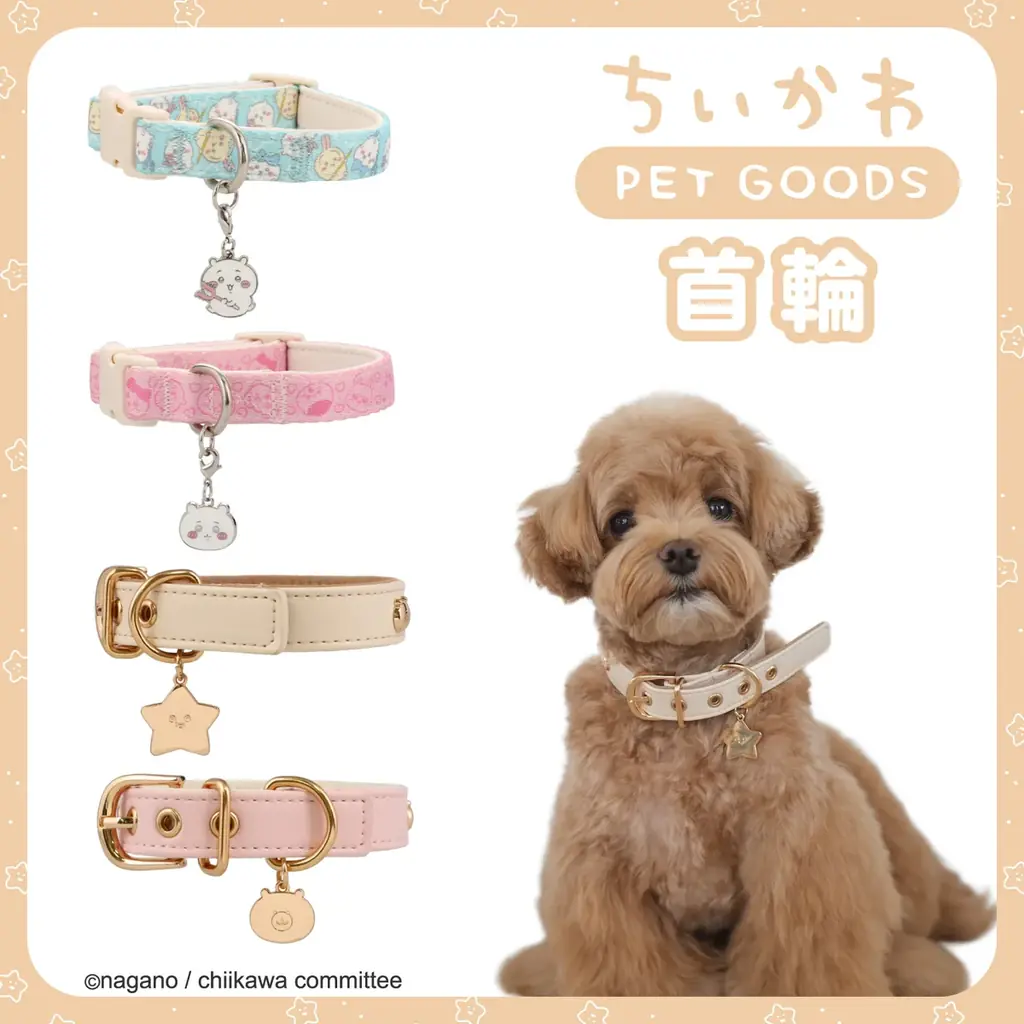 毎日のお散歩がもっと楽しくなる♪『ちいかわ』デザインのペットアイテムが新登場！粧美堂オンラインストアにて、小型犬用「リード・首輪」発売 画像 3