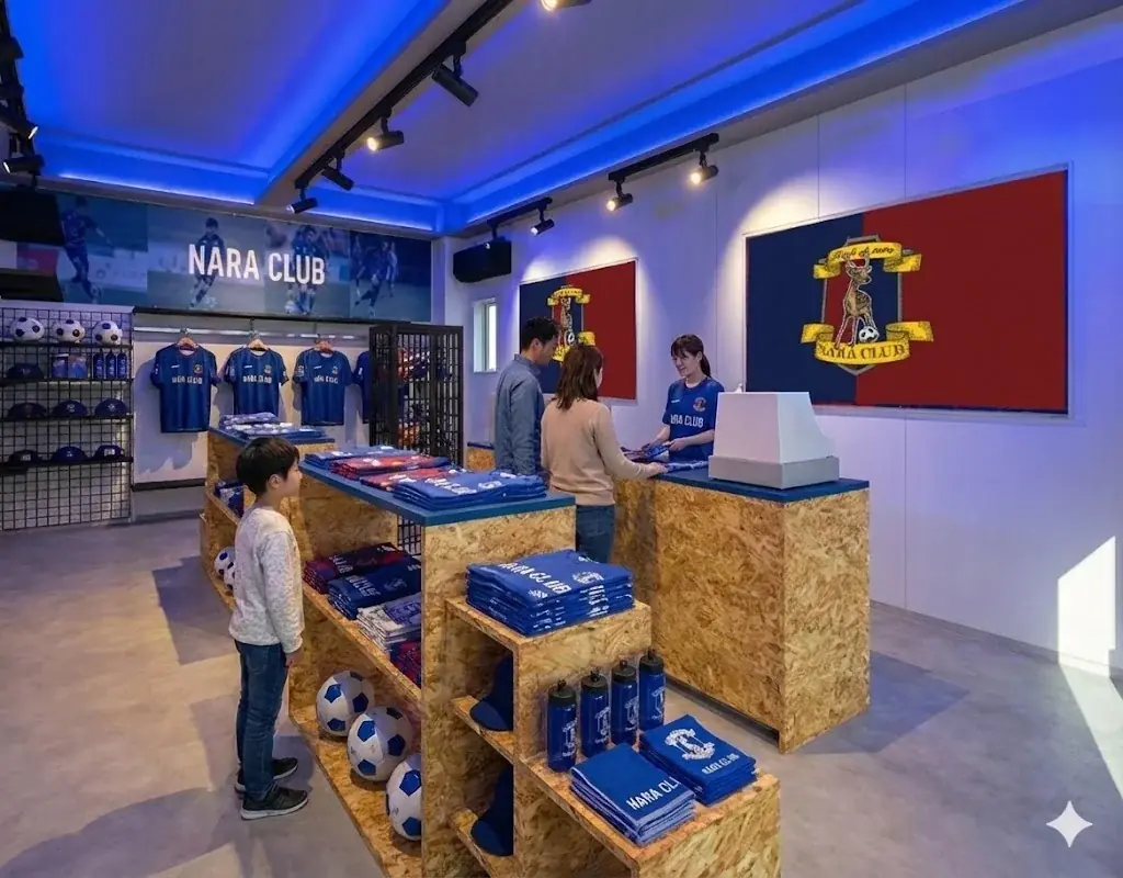 奈良クラブ初のオフィシャルストア、2月6日（金）オープン！楓工務店が施工を担当 画像 2